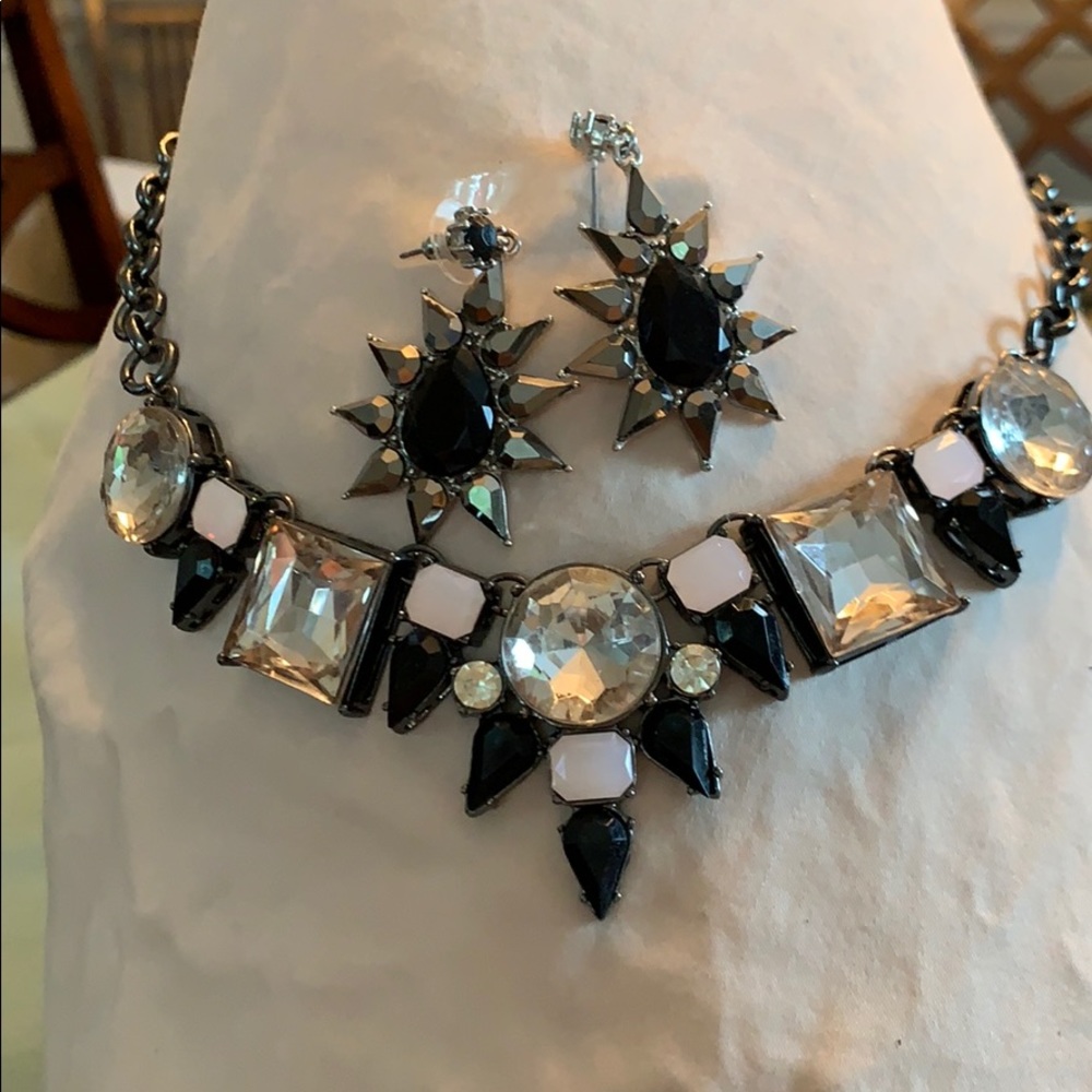 Necklace and earrings